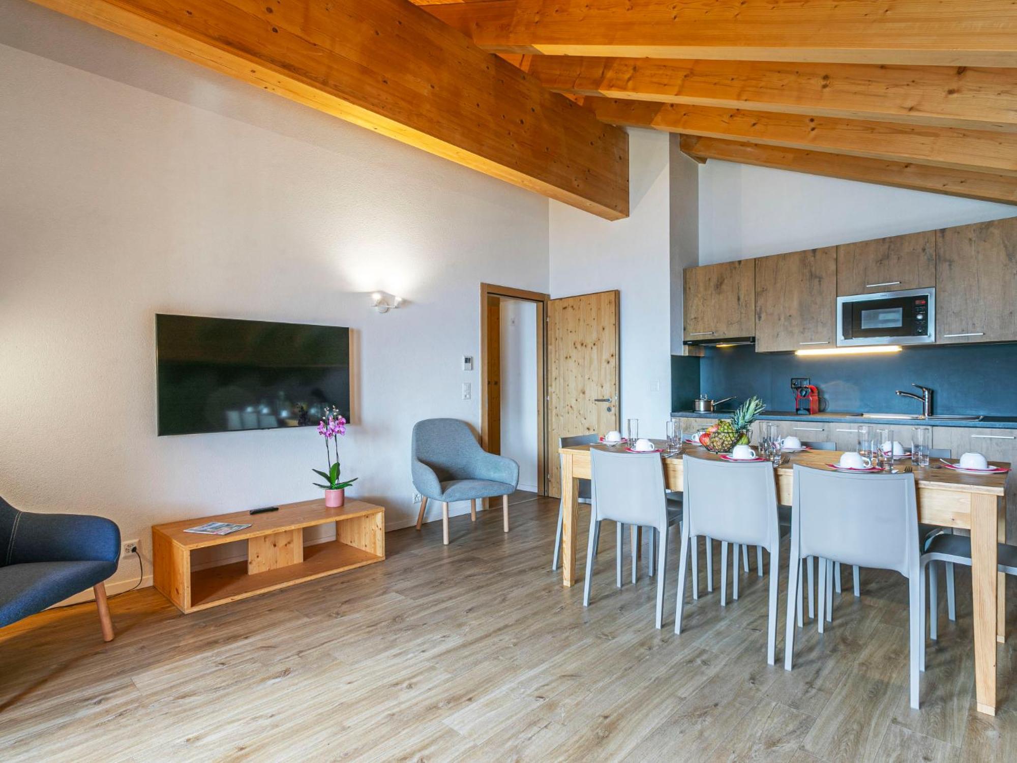 Apartment T-Resort La Tzoumaz 4P8 Vue Vallee By Interhome Eksteriør bilde